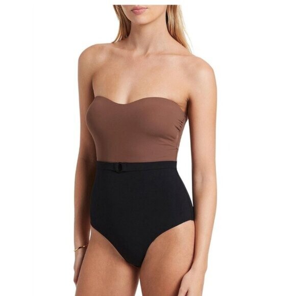 JETS Versa Bandeau One Piece Swimsuit - 8 (with removable straps) - Picture 1 of 6